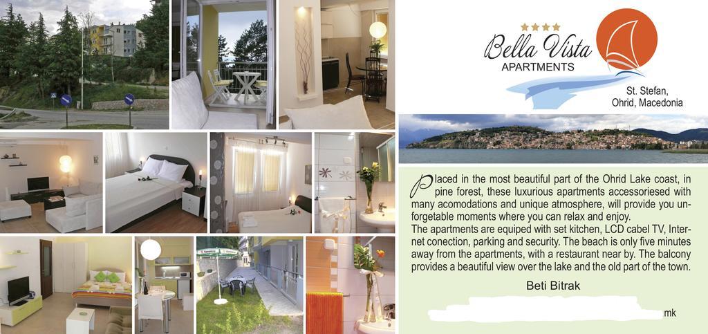 Bella Vista Apartments Ohrid Exterior photo